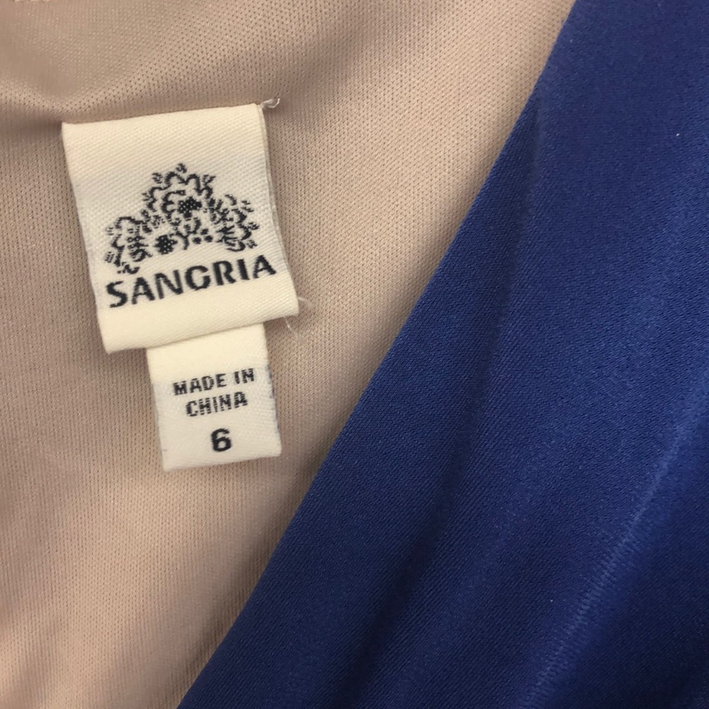 Women’s Sangria royal blue dress size 6 - Picture 4 of 5